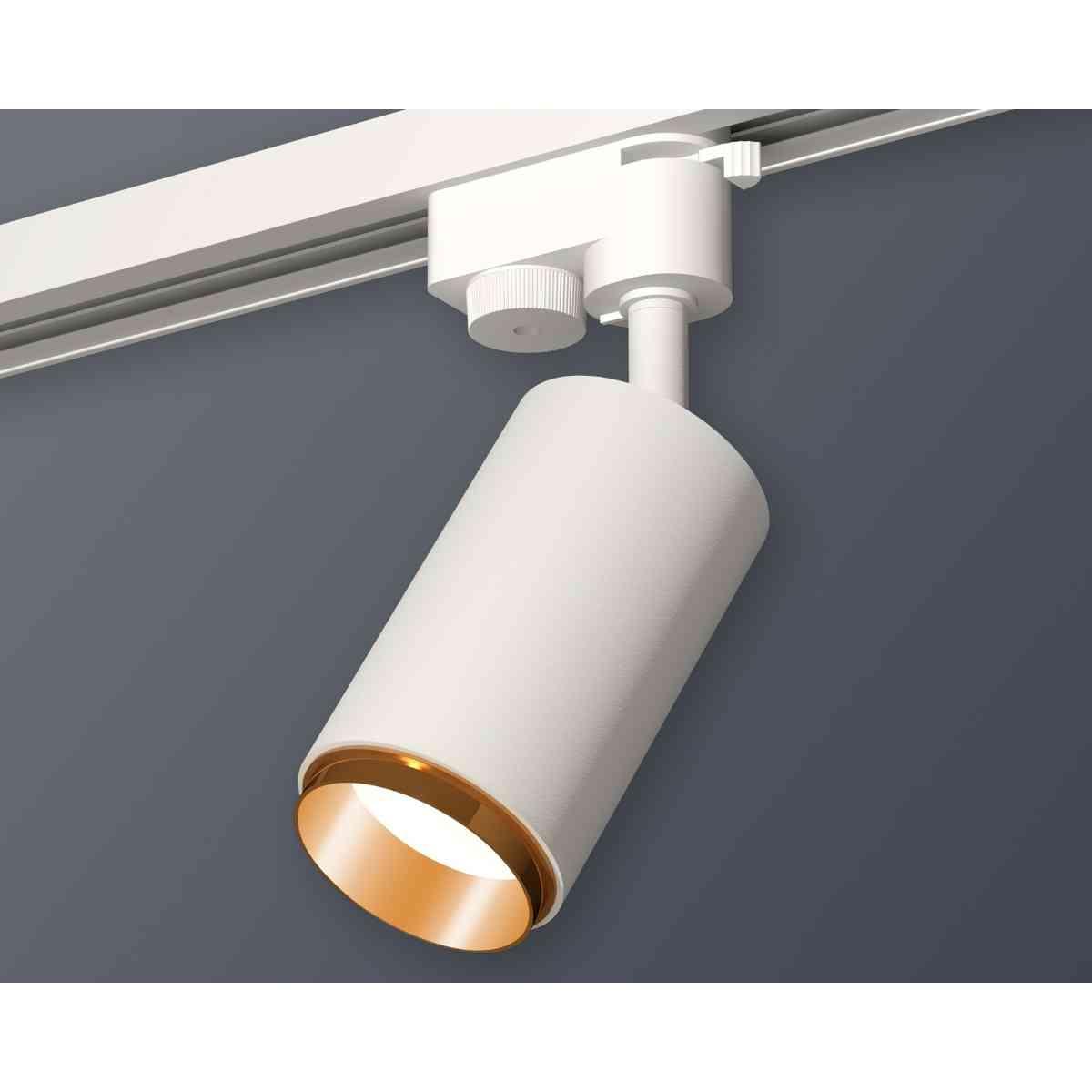 фото комплект трекового светильника ambrella light track system xt6322044 swh/pyg белый песок/золото желтое полированное (a2520, c6322, n6124) | 220svet.ru
