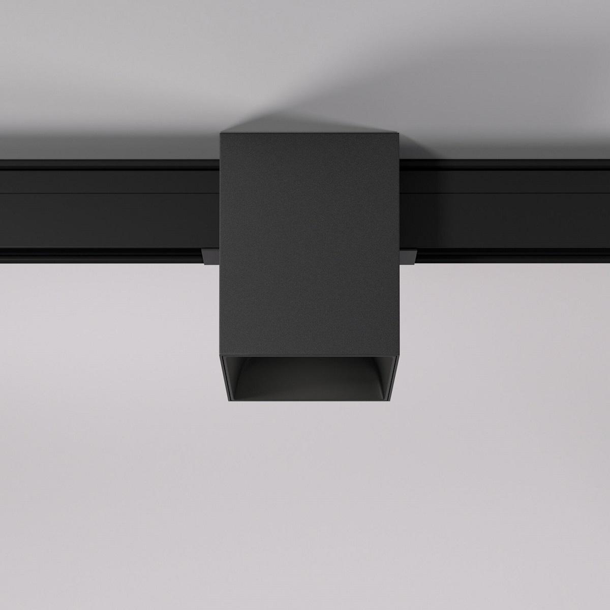 фото трековый магнитный светодиодный светильник elektrostandard solo 85055/01 черный a063498 | 220svet.ru