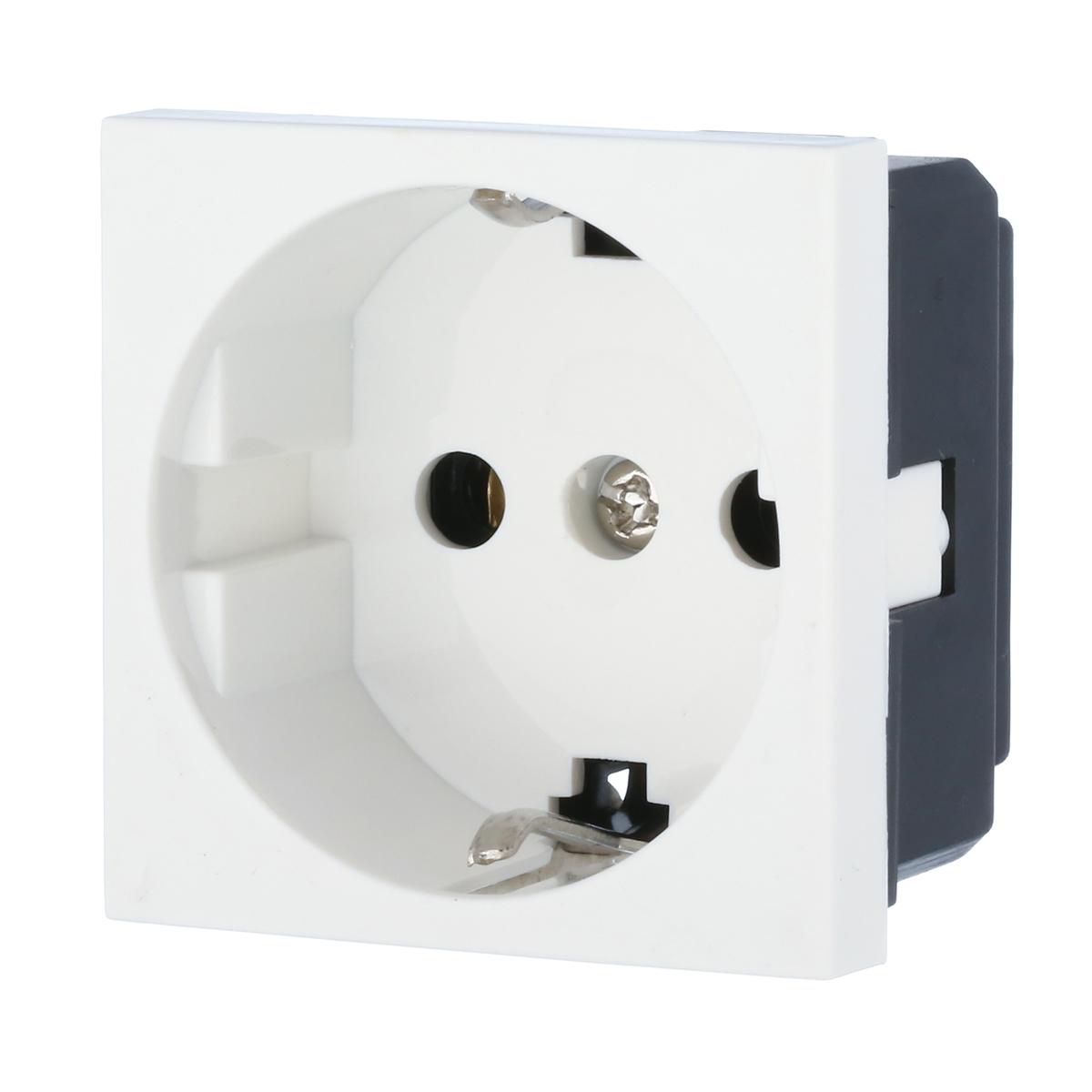 фото розетка lk studio с з/к, без шторок (белый) lk45 851304 | 220svet.ru