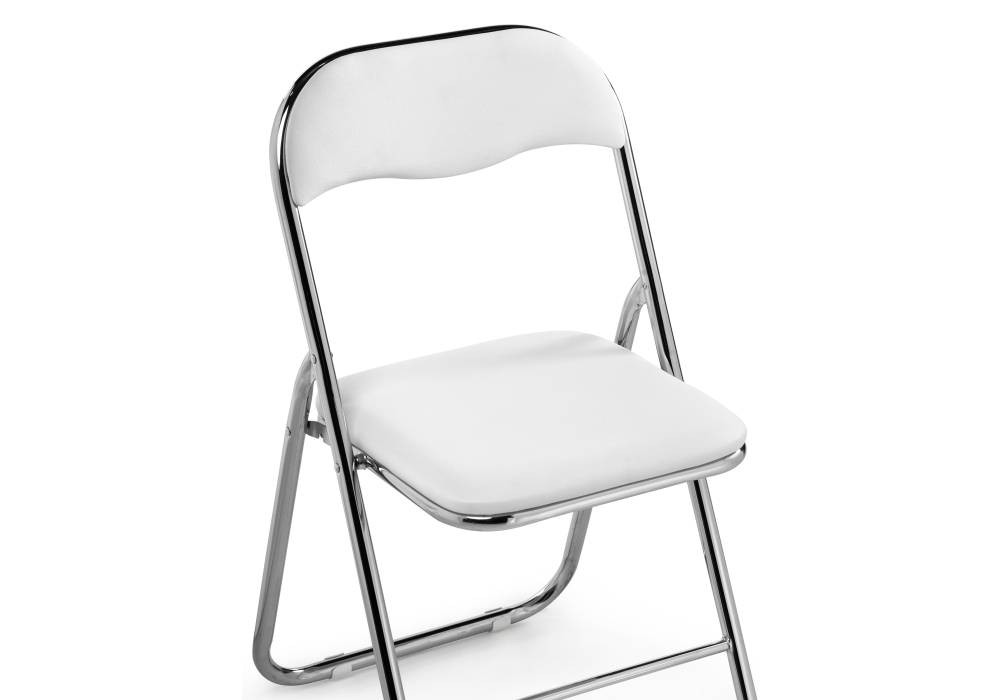 фото стул woodville fold 1 складной white / chrome 15480 | 220svet.ru