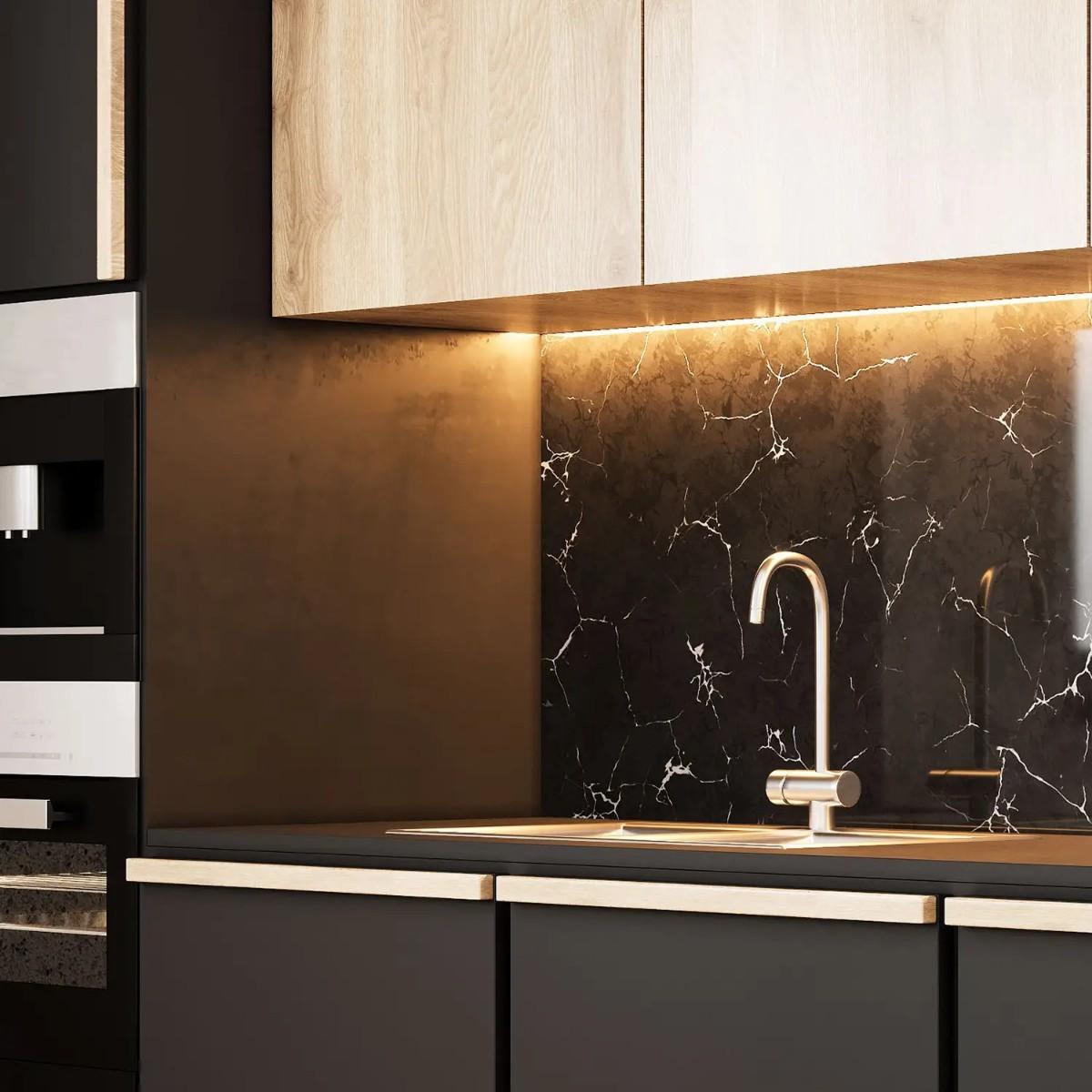 фото лента gauss 9,6w/m 120led/m 2835smd теплый белый 3m bt061 | 220svet.ru