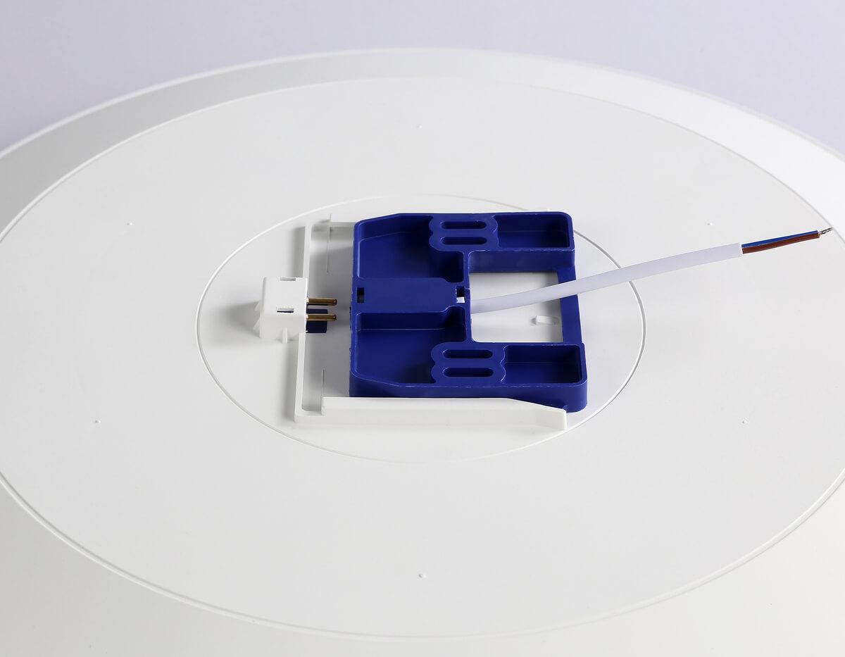 фото потолочный светодиодный светильник ambrella light orbital air fz1222 wh белый | 220svet.ru