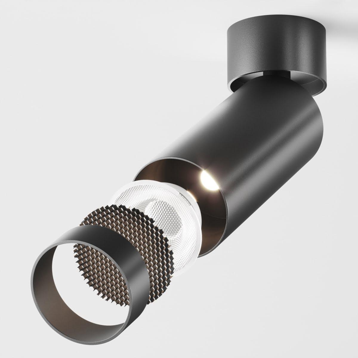 фото потолочный светодиодный светильник maytoni technical focus led c055cl-l12b4k-w-b | 220svet.ru