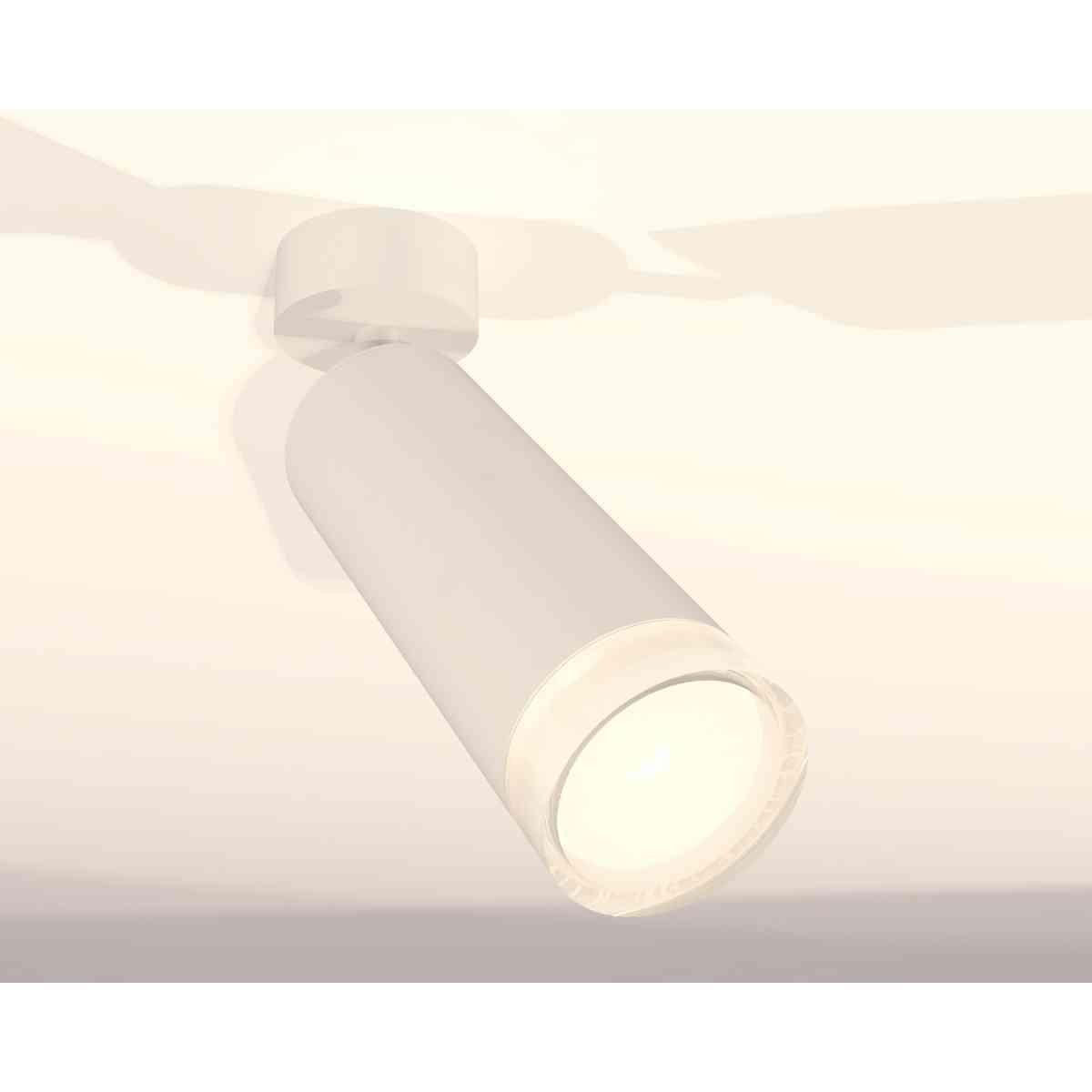 фото комплект накладного светильника ambrella light techno spot xm6342011 swh/fr/cl белый песок/белый матовый/прозрачный (a2202, c6342, n6241) | 220svet.ru