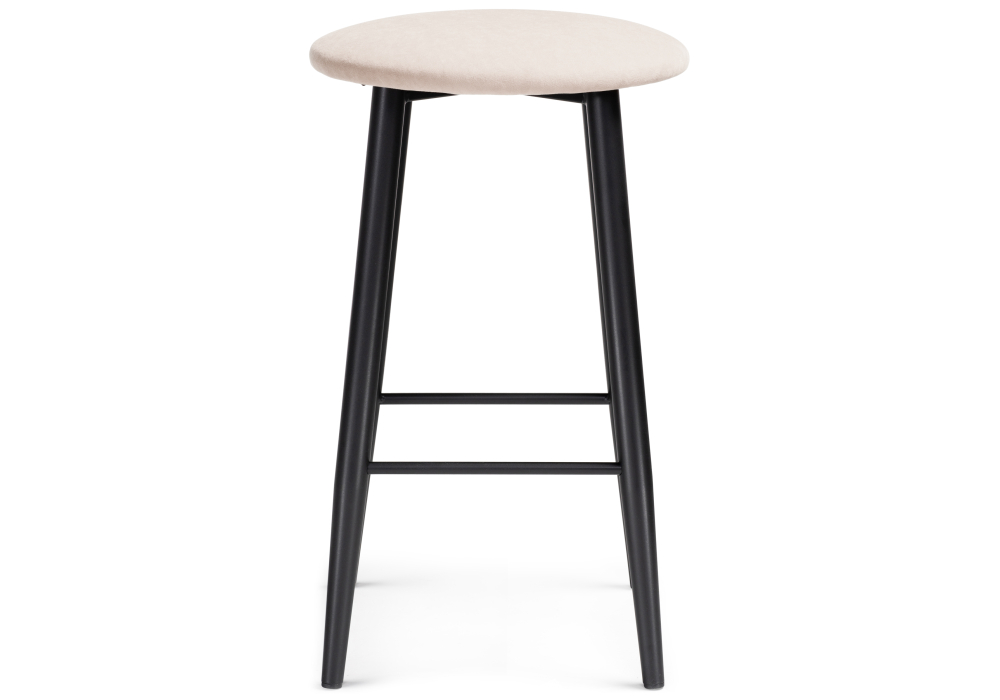 фото барный стул woodville гангток катания айвори / черный матовый 507425 | 220svet.ru