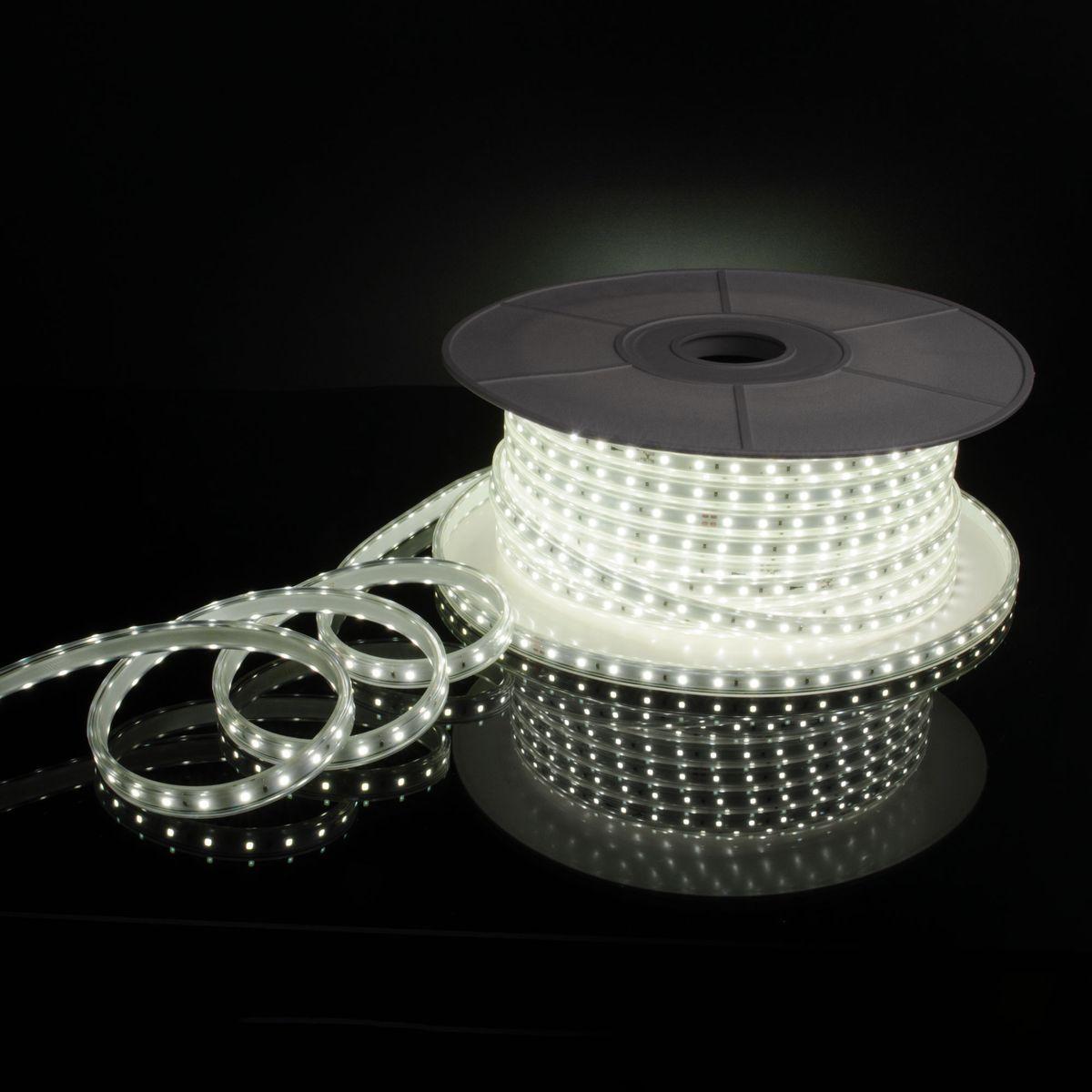 фото светодиодная влагозащищенная лента elektrostandard 8w/m 60led/m 2835smd холодный белый 50m a053638 | 220svet.ru