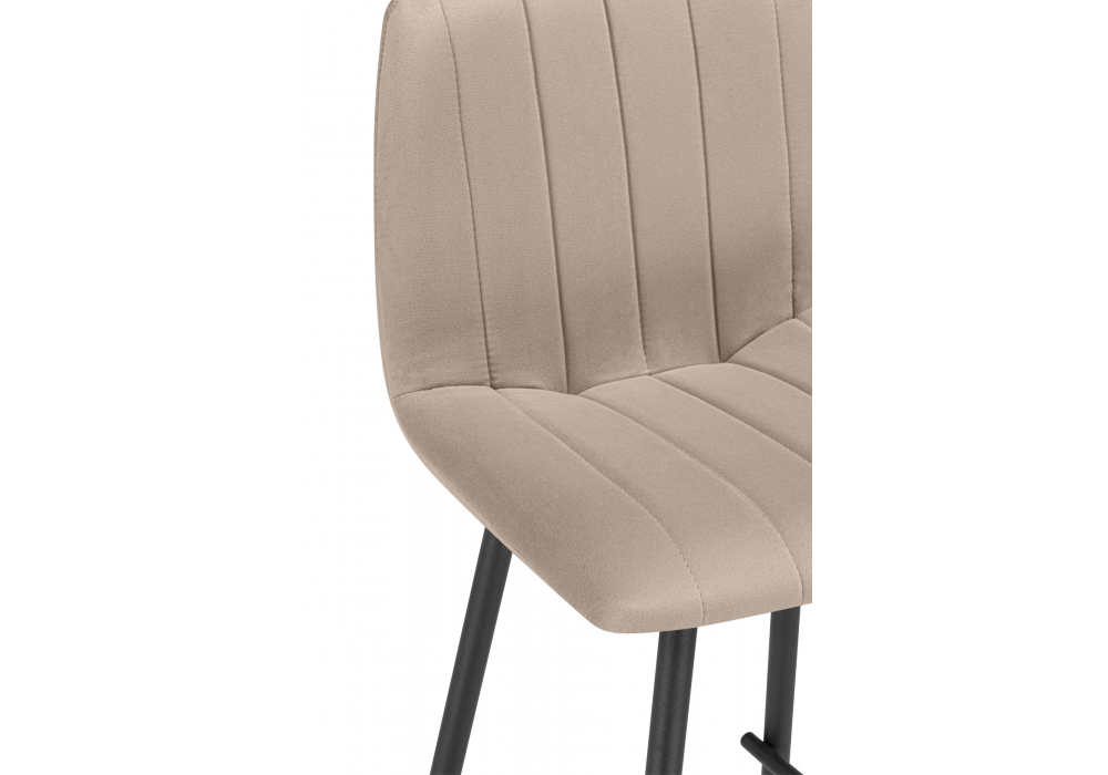 фото барный стул woodville дани мини бежевый / черный 632313 | 220svet.ru