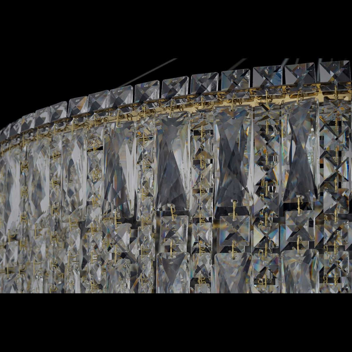 фото подвесная светодиодная люстра arti lampadari ovindoli l 1.5.80+40.100 g | 220svet.ru