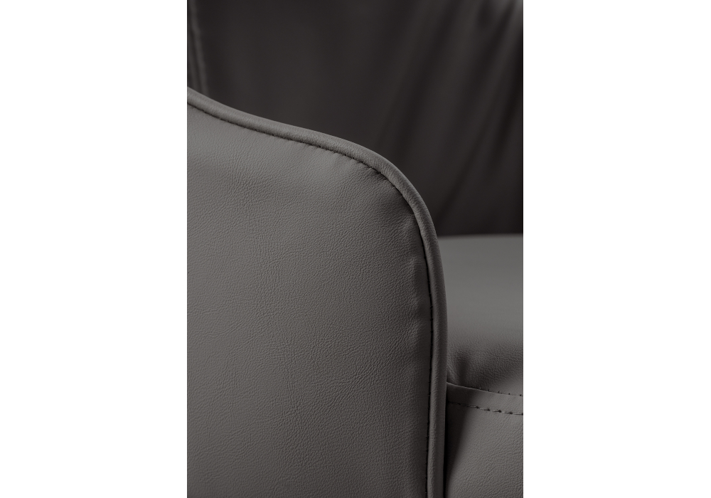 фото стул на металлокаркасе woodville neli gray / black 15215 | 220svet.ru