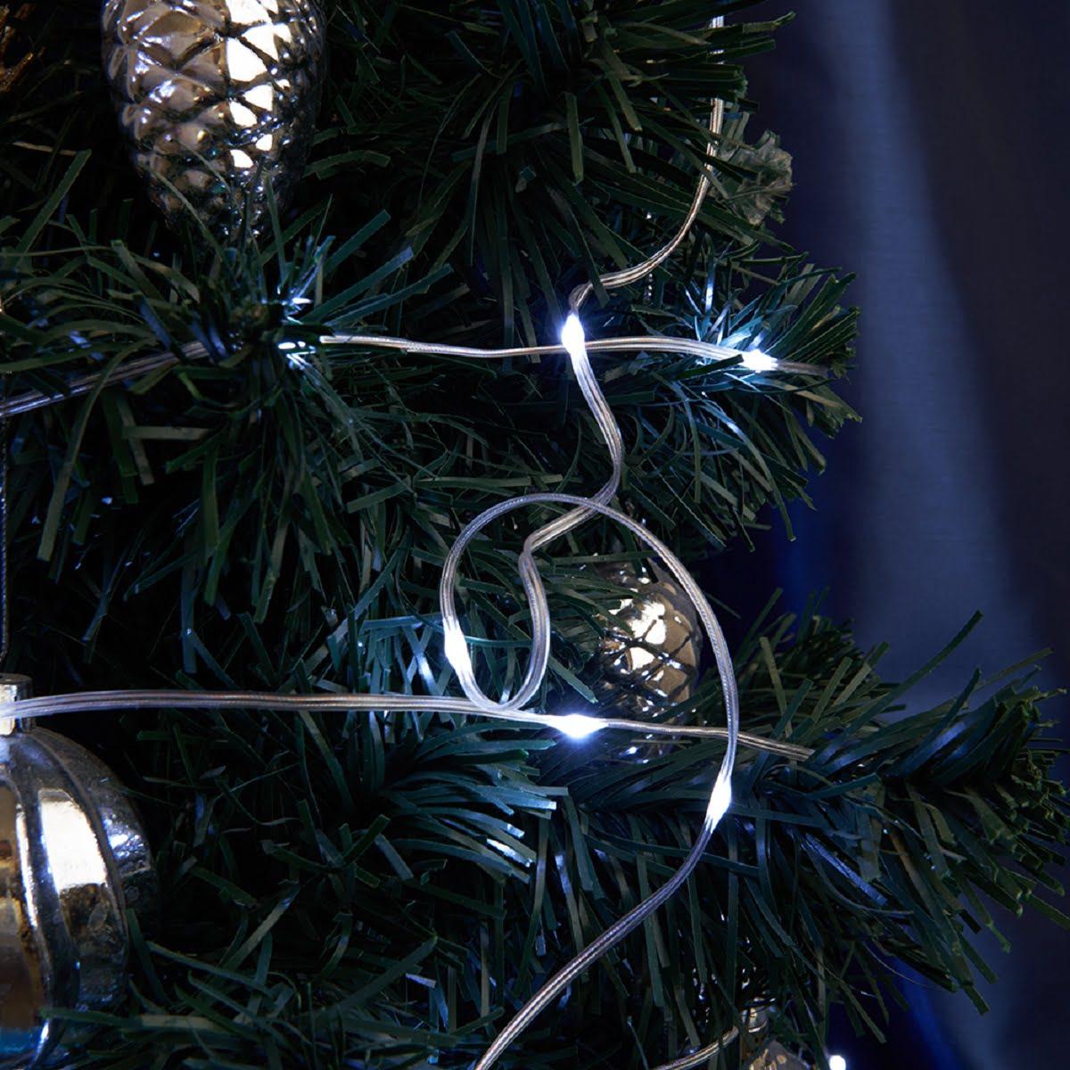 фото светодиодная гирлянда feron линейная роса 230v 5000k холодный белый 8 режимов cl579 48623 | 220svet.ru