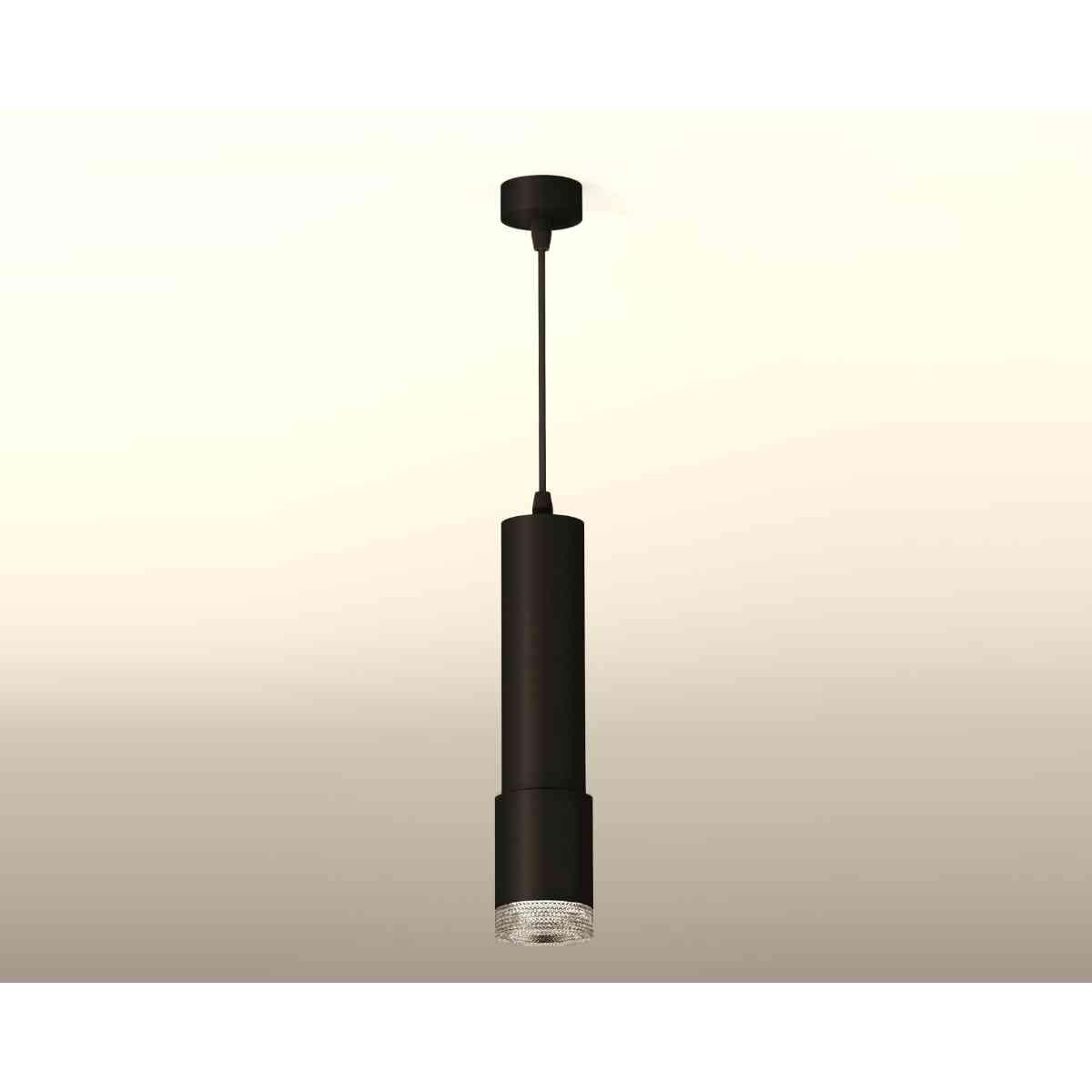 фото комплект подвесного светильника ambrella light techno spot xp7422001 sbk/cl черный песок/прозрачный (a2302, c6356, a2030, c7422, n7191) | 220svet.ru