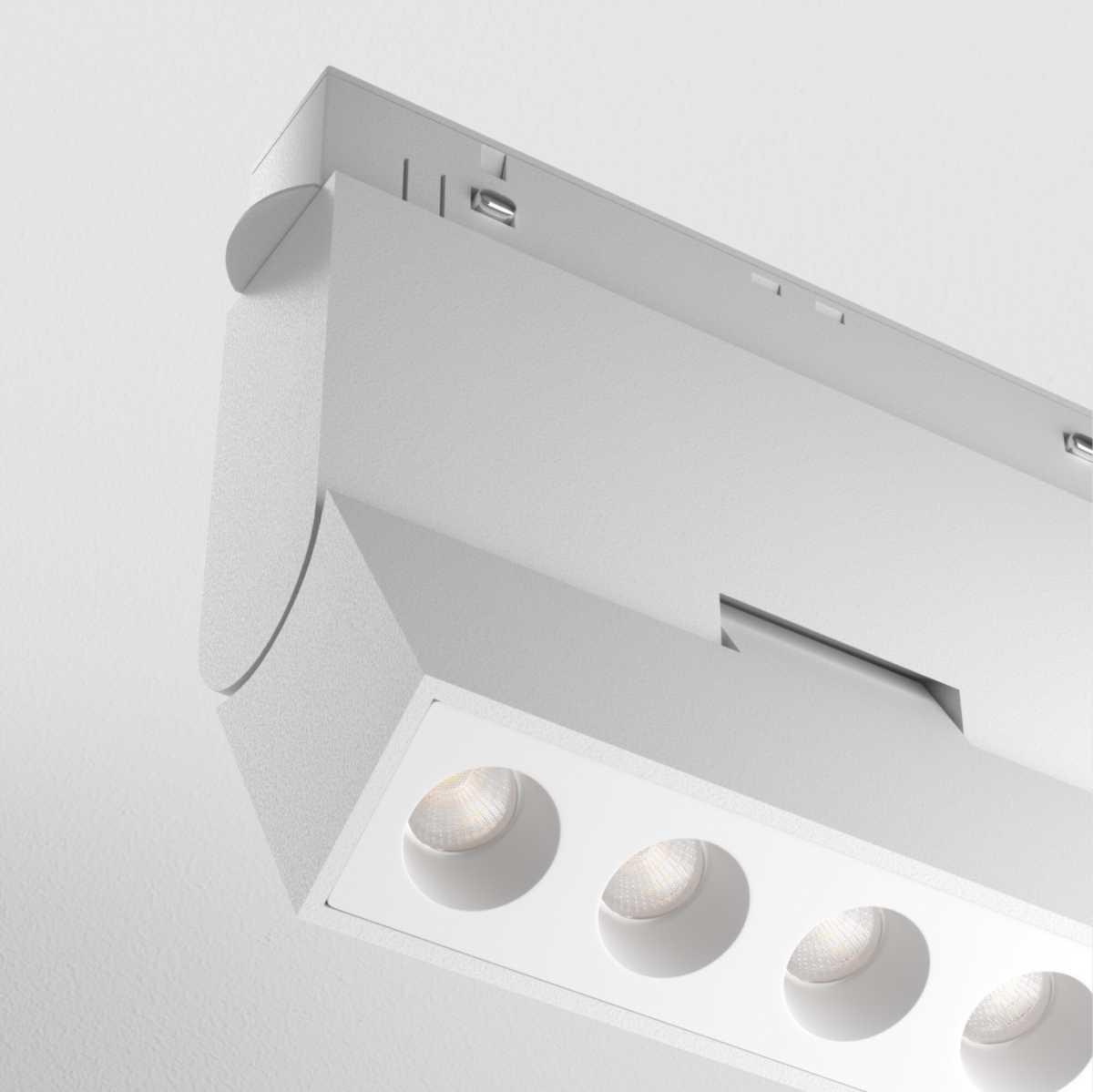 фото трековый светодиодный светильник maytoni technica tr033-4-12w3k-m-ds-w | 220svet.ru