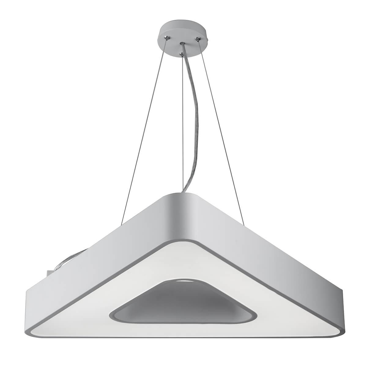 фото подвесной светодиодный cветильник geometria эра delta spo-153-w-40k-030 30вт 4000к белый б0050578 | 220svet.ru