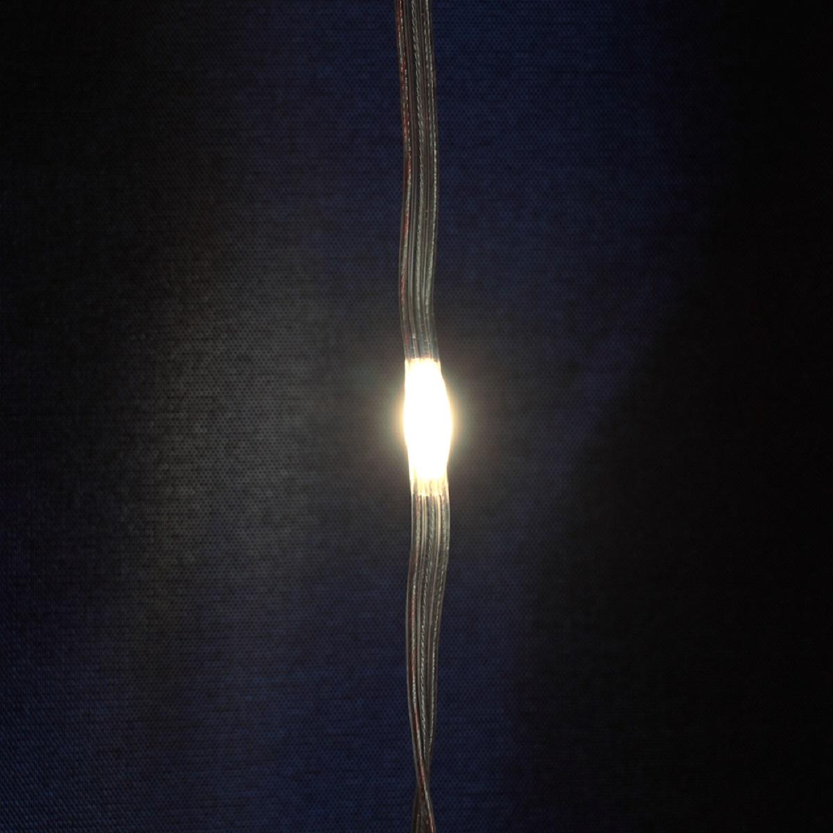 фото светодиодная гирлянда feron занавес 230v 5000k холодный белый с эффектом водопада cl27 48599 | 220svet.ru