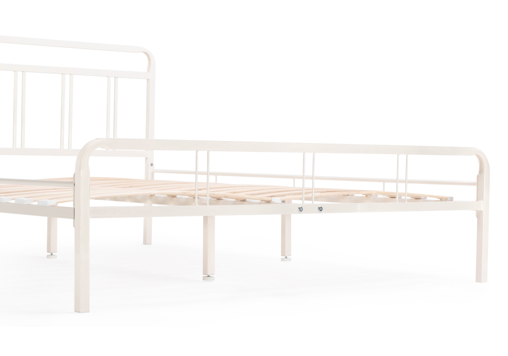 фото кровать woodville рейк 140х200 белая 403026 | 220svet.ru