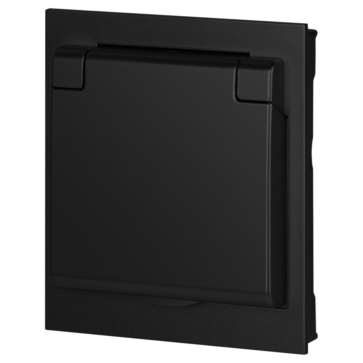 фото розетка эра arktik 16-2103-05 с заземлением 2p+e schuko со шторками с крышкой 16а-250в антрацит б0070438 | 220svet.ru