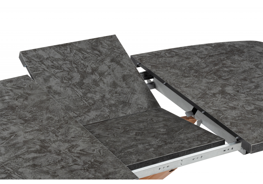 фото стол деревянный раскладной 116(160)x77 woodville кортез 32 малави / медь 619233 | 220svet.ru