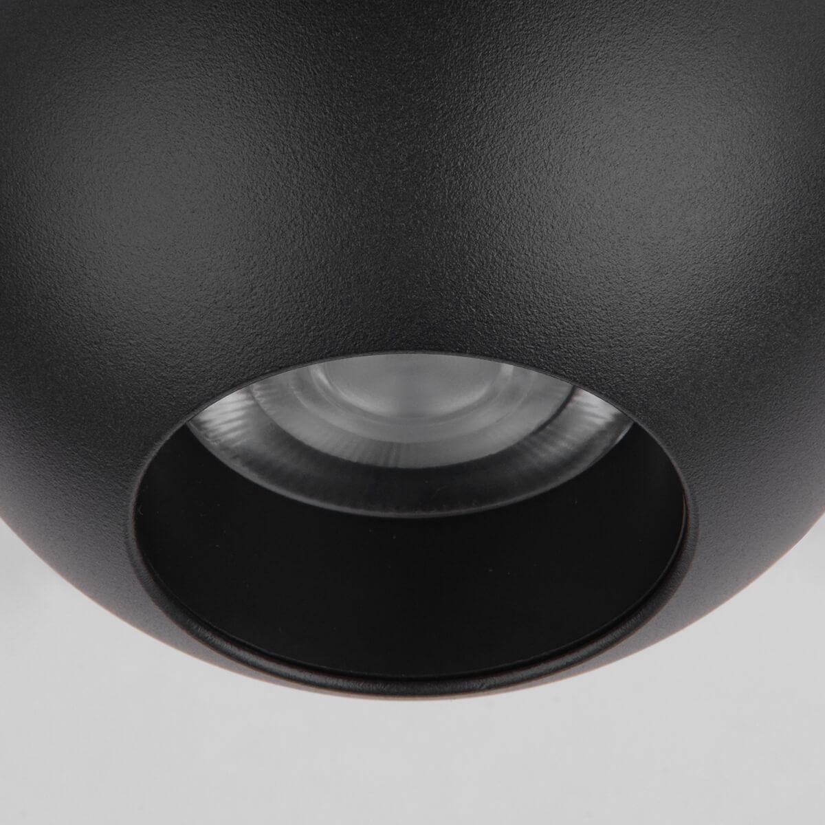 фото встраиваемый светодиодный спот elektrostandard ball 9926 led 12w 4200k черный a053738 | 220svet.ru