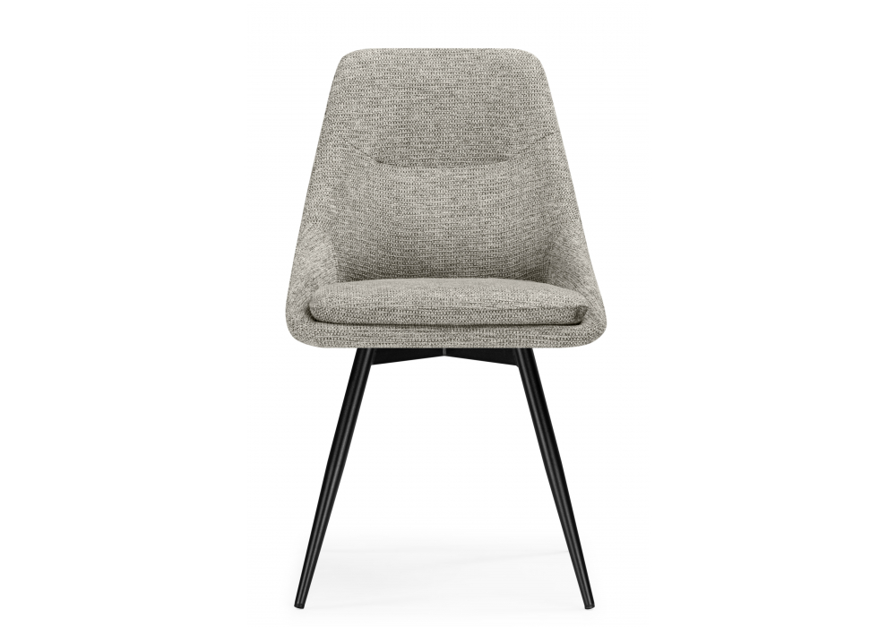 фото стул на металлокаркасе вращающийся woodville avian светло-серый / черный 15879 | 220svet.ru