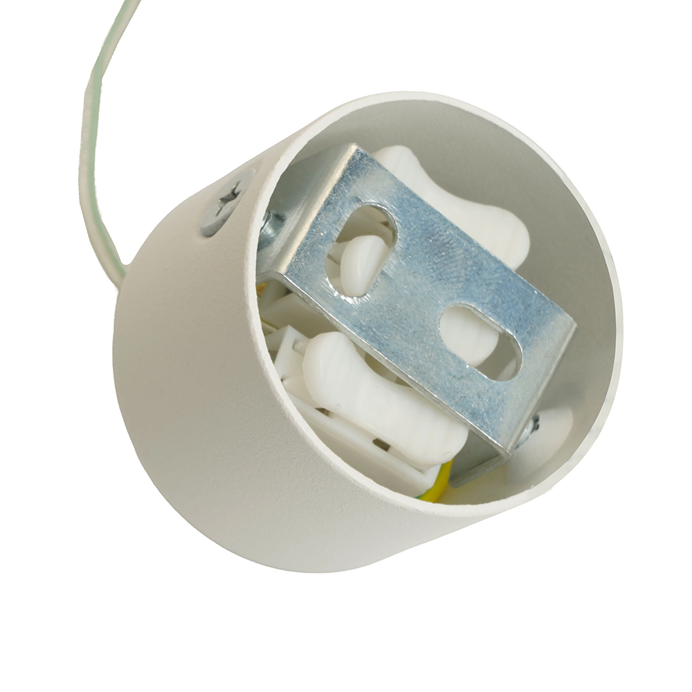 фото светильник потолочный feron ml1008 barrel luna levitation на подвесе mr11 35w 230v, белый 40*250 51376 | 220svet.ru