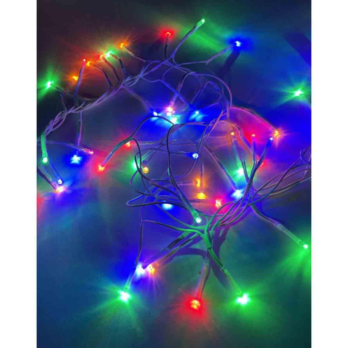 фото светодиодная гирлянда эра мишура 220v мультиколор - wm б0047972 | 220svet.ru