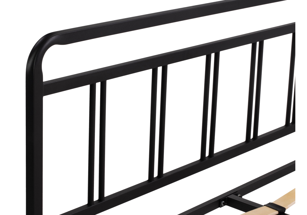 фото кровать woodville рейк 120х200 черная 403023 | 220svet.ru