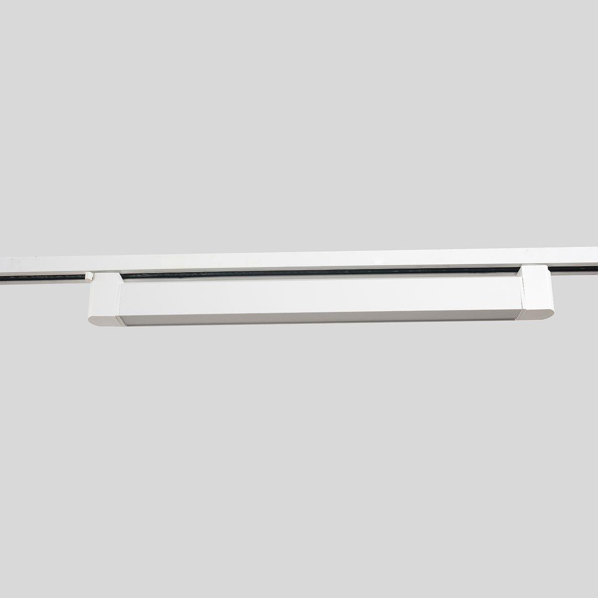 фото трековый однофазный светодиодный светильник crystal lux clt 0.31 010 18w wh m4000k | 220svet.ru