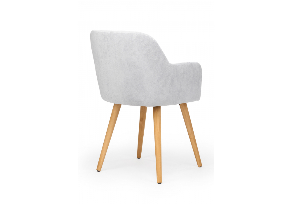 фото стул деревянный woodville инфини светло-серый (ocean 021) / светлое дерево 631773 | 220svet.ru