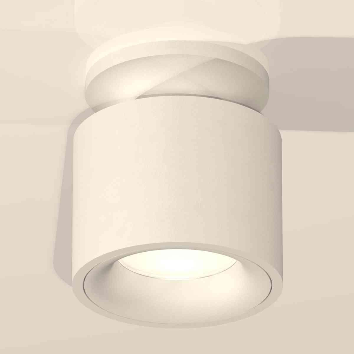 фото комплект накладного светильника ambrella light techno spot xs7510041 swh белый песок (n7925, c7510, n7010) | 220svet.ru