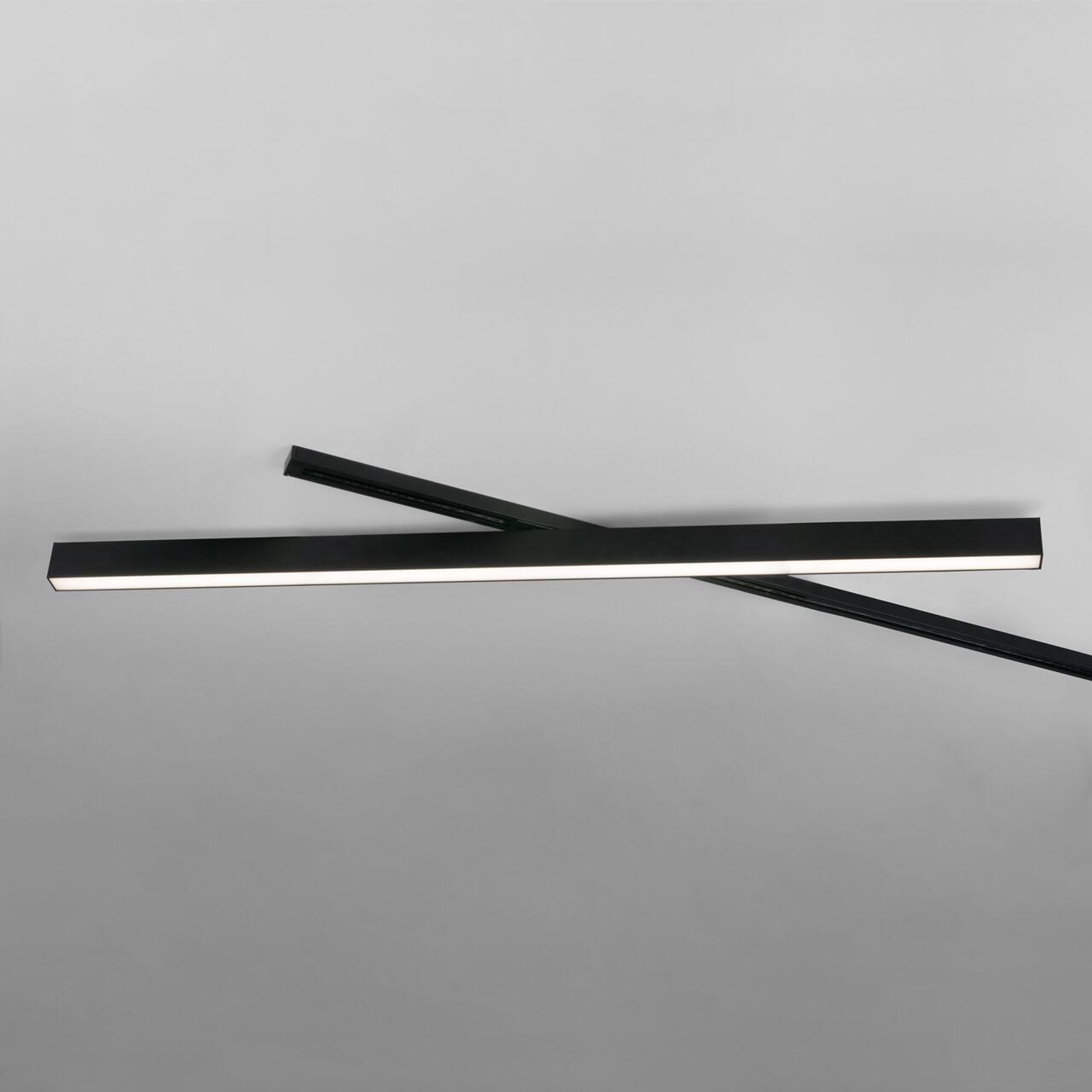 фото трековый однофазный светодиодный светильник elektrostandard черный матовый 20w 4200k ltb54 a052445 | 220svet.ru