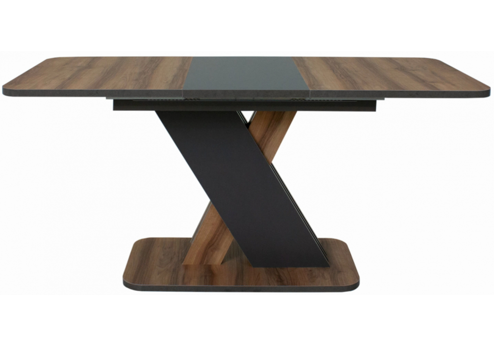 фото стол раскладной woodville аврора авелано / графит 563369 | 220svet.ru