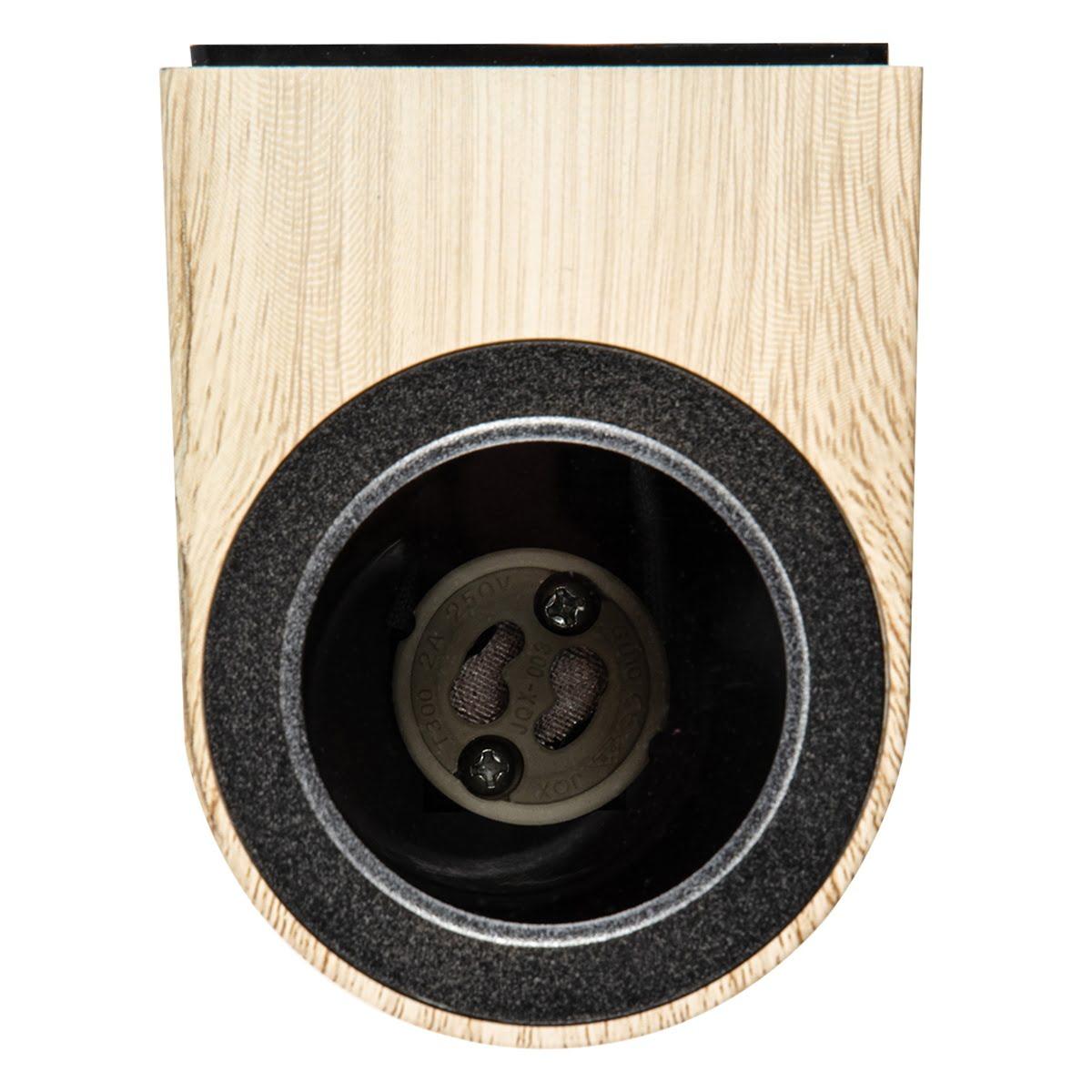 фото уличный настенный светильник uniel uul-p52a 2х6w/gu10 ip65 pine ul-00010556 | 220svet.ru