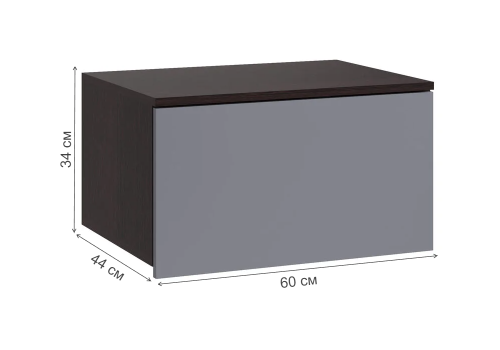 фото прихожая комплектация 2 woodville роут венге / графит софт 596589 | 220svet.ru