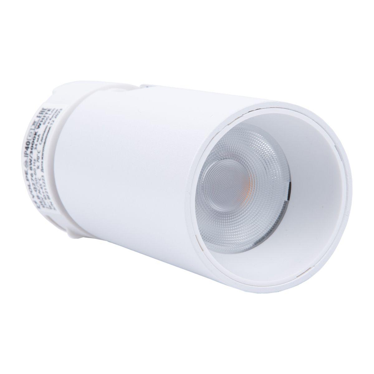 фото трековый светодиодный светильник volpe ulb-q276 8w/3000к white ul-00011817 | 220svet.ru