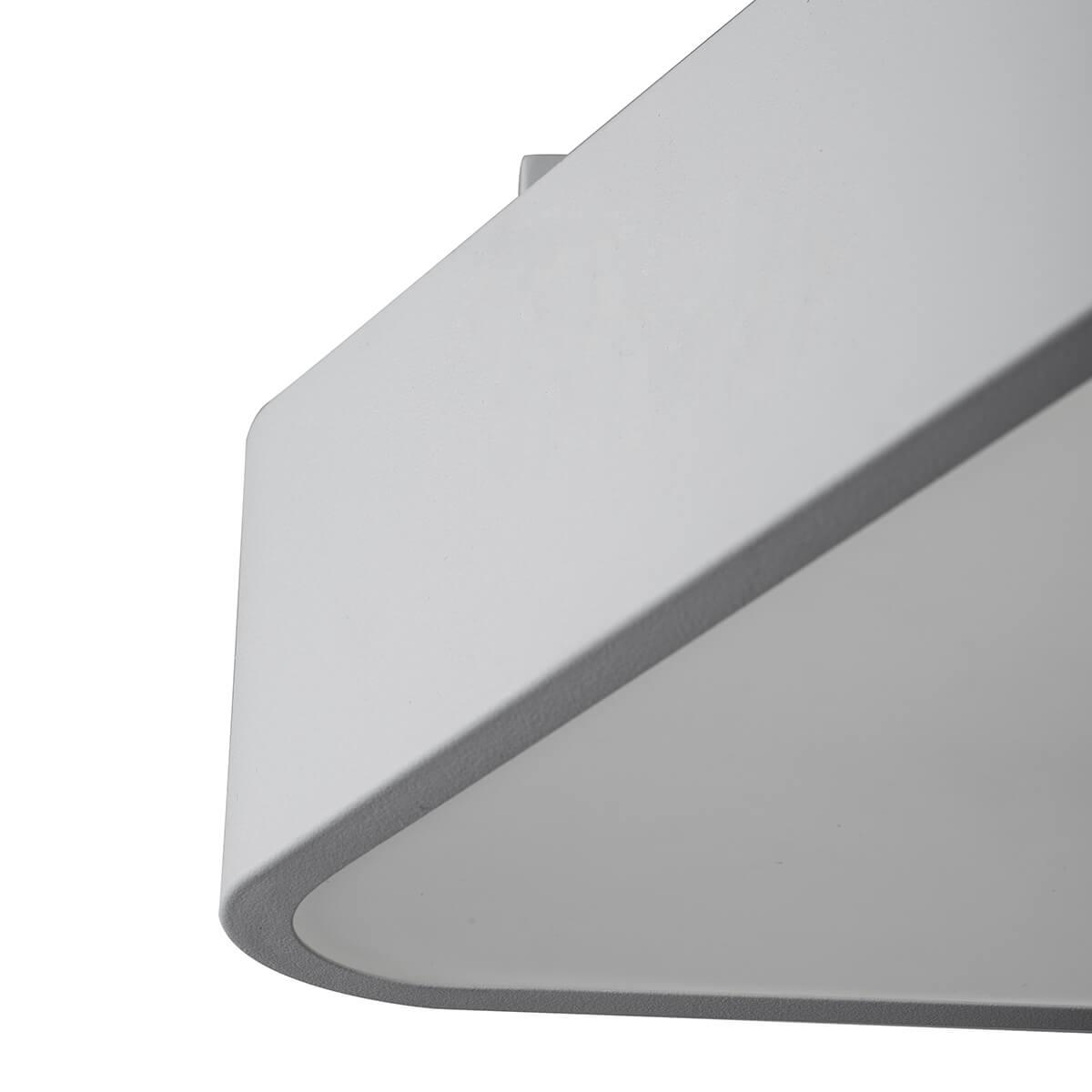 фото подвесной светодиодный cветильник geometria эра delta spo-153-w-40k-030 30вт 4000к белый б0050578 | 220svet.ru