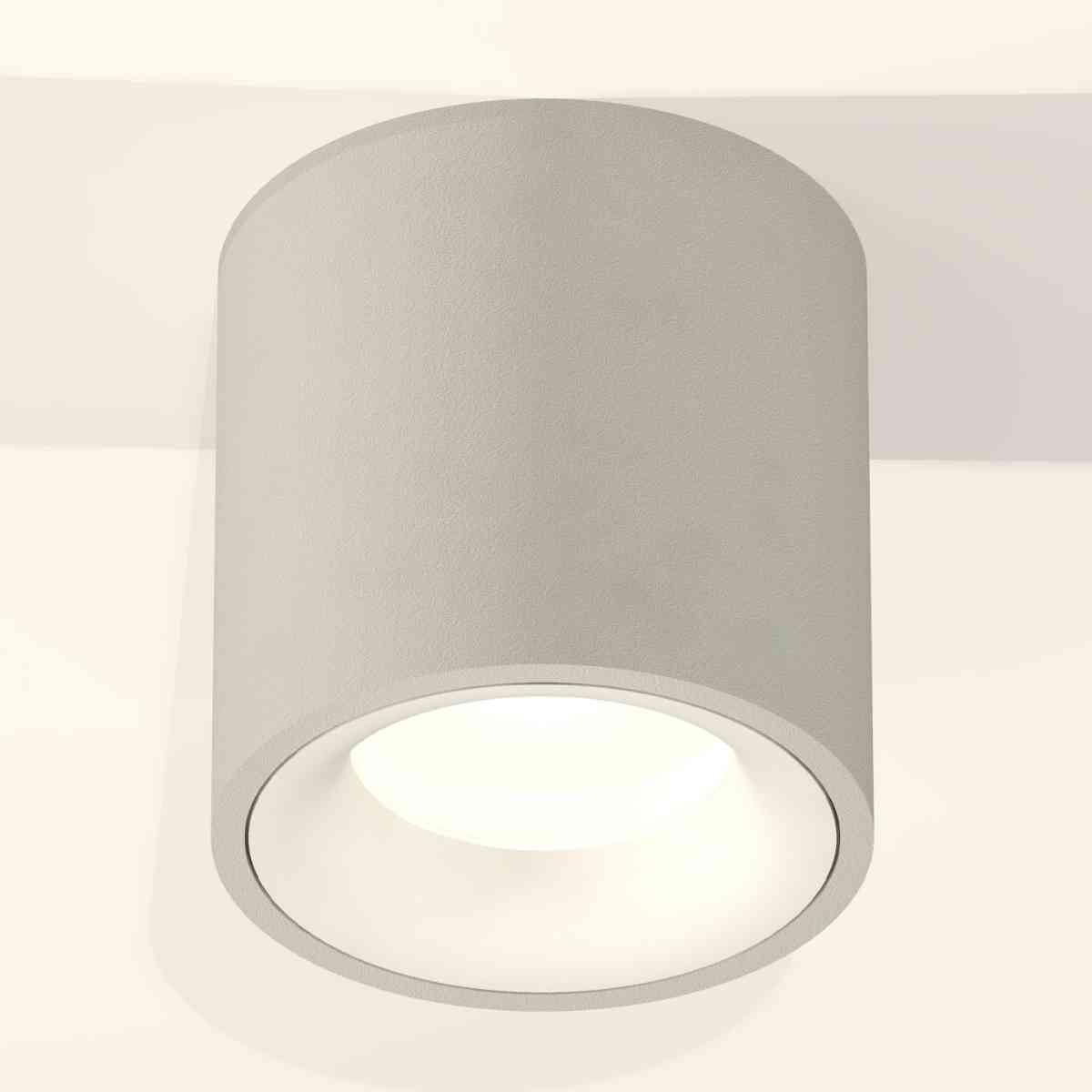 фото комплект накладного светильника ambrella light techno spot xs7533020 sgr/swh серый песок/белый песок (c7533, n7010) | 220svet.ru