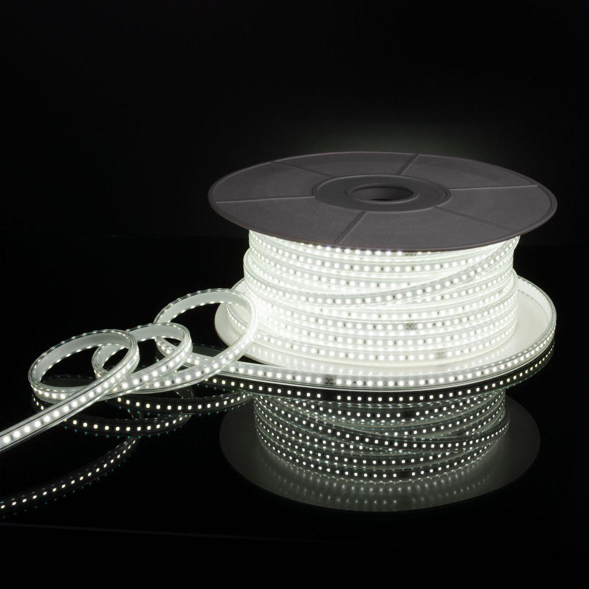 фото светодиодная влагозащищенная лента elektrostandard 14,4w/m 120led/m 2835smd холодный белый 50m a053640 | 220svet.ru