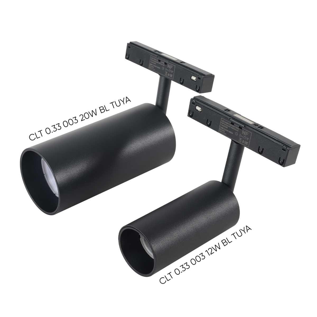 фото трековый магнитный светильник crystal lux clt 0.33 003 12w bl tuya | 220svet.ru