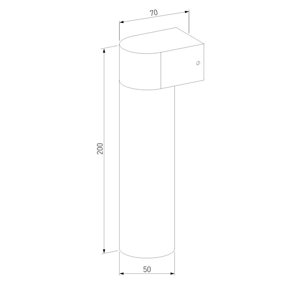 фото уличный настенный светодиодный cветильник elektrostandard nork led черный 35187/d a069890 | 220svet.ru