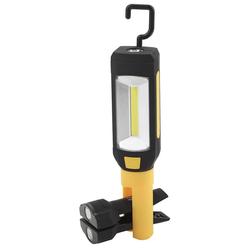 фото рабочий светодиодный фонарь эра практик от батареек 300 лм rb-801 б0027823 | 220svet.ru