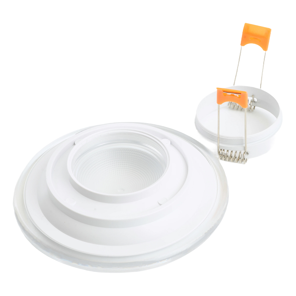 фото светильник встраиваемый feron dl8270 потолочный mr16 g5.3 прозрачный, белый 51151 | 220svet.ru