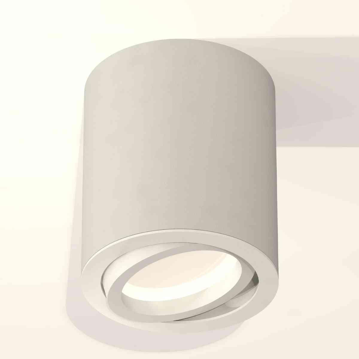 фото комплект накладного светильника ambrella light techno spot xs7423020 sgr/swh серый песок/белый песок (c7423, n7001) | 220svet.ru