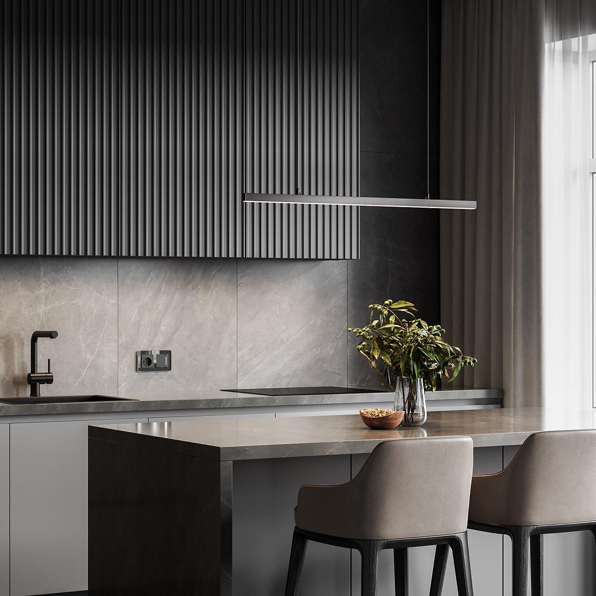 фото подвесной трековый магнитный светодиодный светильник elektrostandard slim magnetic milo 85105/01 30w 4000k черный a064802 | 220svet.ru