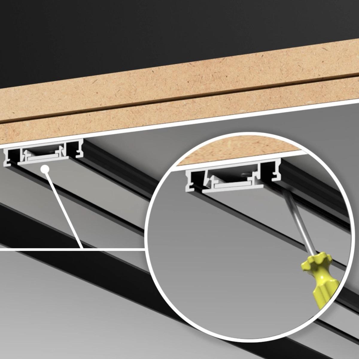 фото шинопровод накладной (заглушки в комплекте) novotech shino smal 1 м 135194 | 220svet.ru