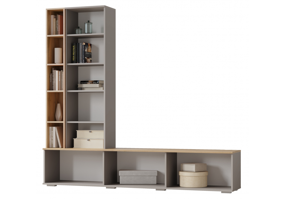 фото тв-тумба woodville филеста кашемир / дуб вотан 664894 | 220svet.ru