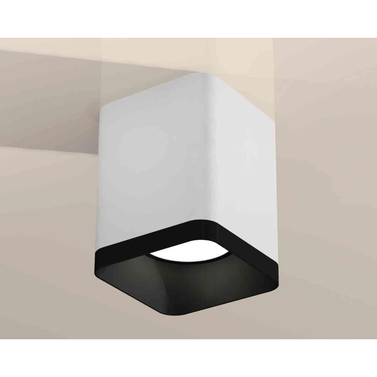 фото комплект накладного светильника ambrella light techno spot xs7812002 swh/sbk белый песок/черный песок (c7812, n7702) | 220svet.ru