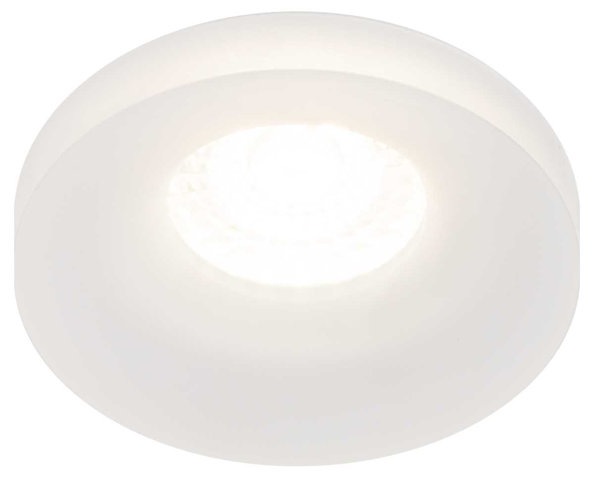 фото светильник встраиваемый декоративный эра dk94 ice под лампу mr16 gu5.3 белый б0055590 | 220svet.ru