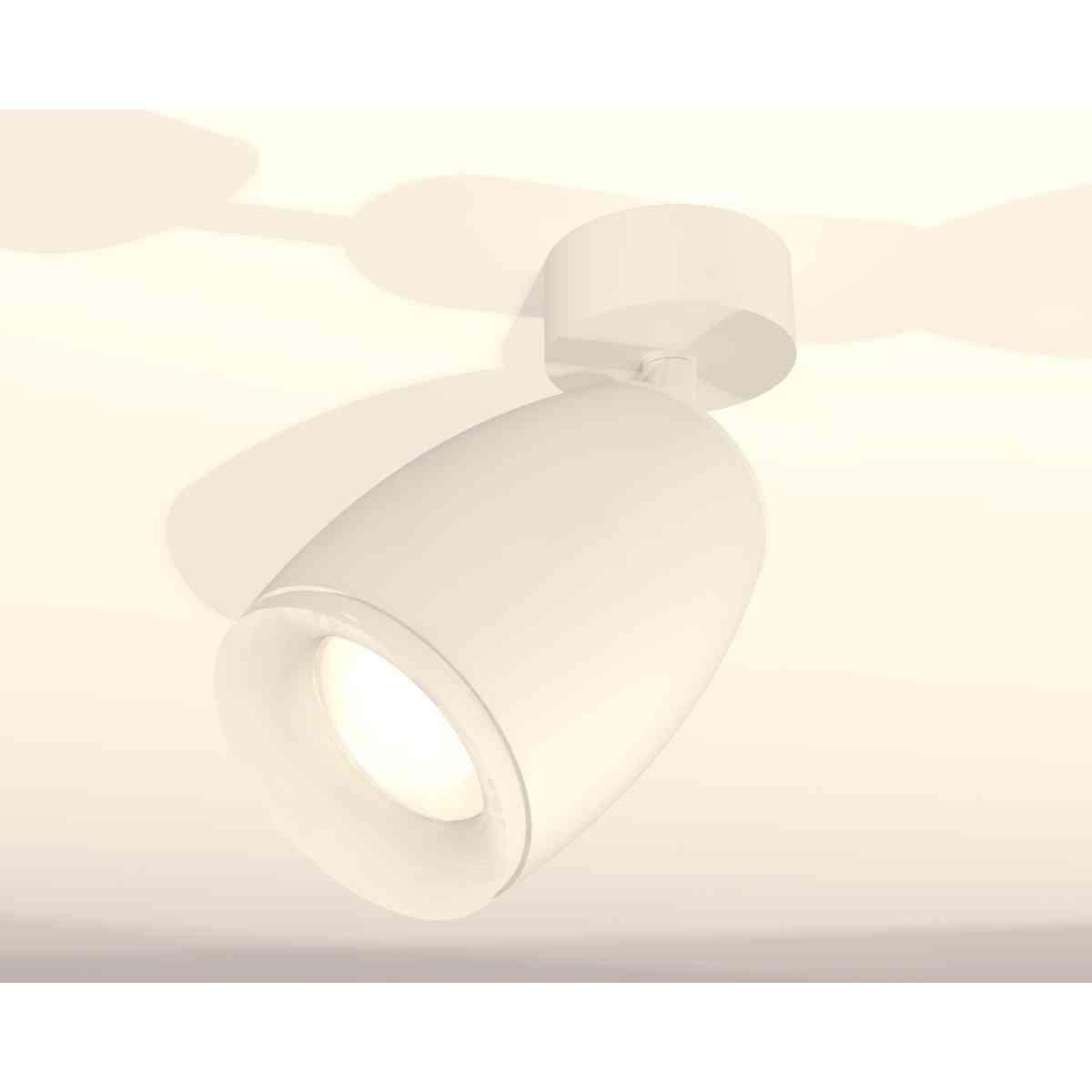 фото комплект накладного светильника ambrella light techno spot xm1122006 swh/fr белый песок/белый матовый (a2202, c1122, n7165) | 220svet.ru