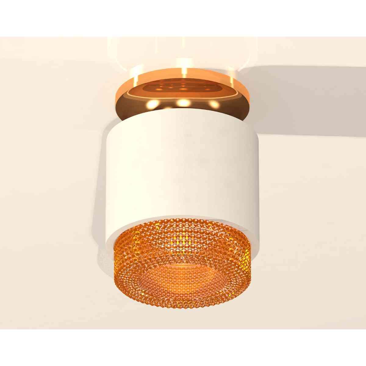 фото комплект накладного светильника ambrella light techno spot xs7510122 swh/cf белый песок/кофе (n7929, c7510, n7195) | 220svet.ru