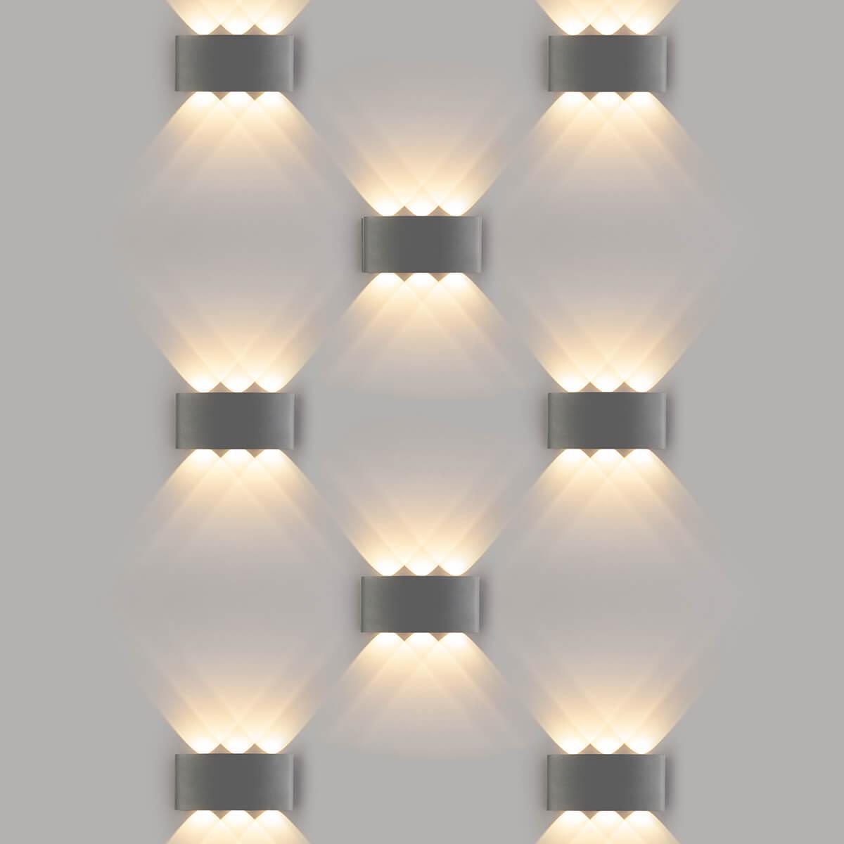 фото уличный настенный светодиодный светильник elektrostandard 1551 techno led twinky trio a038417 | 220svet.ru